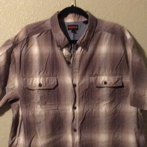 Mens Wolverine button front Shirt Size XXL - Picture 2 of 5
